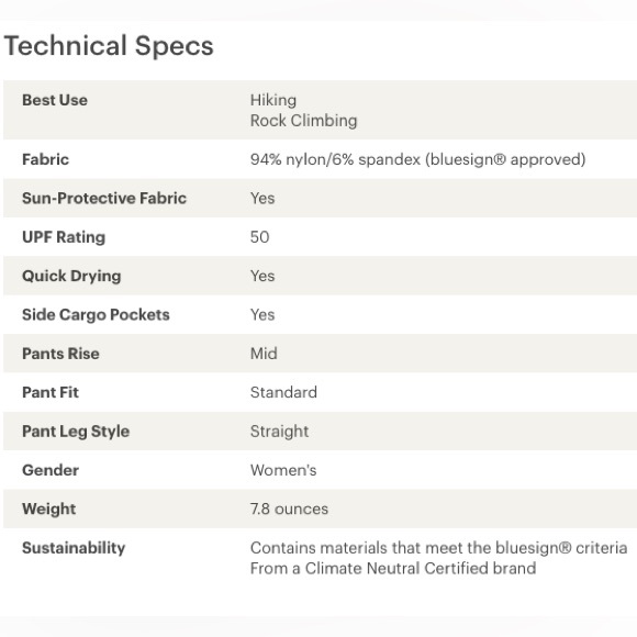 REI women’s Trailmade pants in navy blue - Picture 8 of 8